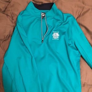 FJ Golf 1/4 zip Whistling Straits logo